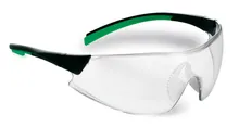 Ochelari de protecție 546, lentilă clară, ramă negru/verde, 1 bucată