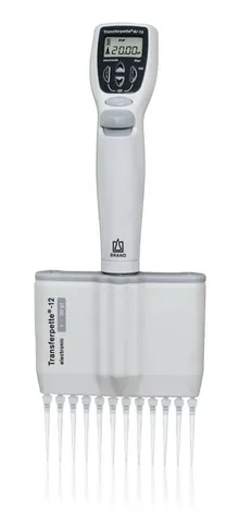 Pipetă microlitrică multicanal Transferpette® electronică cu 12 canale