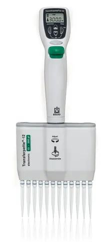 Pipetă microlitrică multicanal Transferpette® electronică cu 12 canale