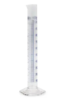 Cilindru gradat clasa A, 500 ml, tip înalt, din DURAN®, 2 bucăți
