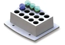 Termobloc interschimbabil pentru termoagitator, pentru 15 flacoane de reacție 5 ml, 1 bucată