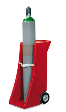 Cărucior butelie de gaz fără roată stabilizatoare, din PE, pentru 1 butelie max. Ø 320 mm