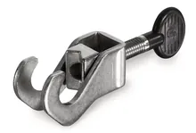 Nucă cu cârlig, oțel vopsit în câmp electrostatic, șurub din alamă, deschidere L 13 mm, 1 buc.