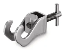 Nucă cu cârlig, oțel inoxidabil, șurub din alamă, deschidere L 13 mm, 1 buc.