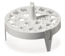 Suport pentru tuburi de microcentrifugă, rotund, PP, pentru tuburi de 1/1.5/2 ml, 20 orificii, 1 buc.