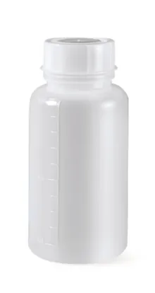 Sticle cu gât larg, LDPE, gradate, 1000 ml, 6 bucăți