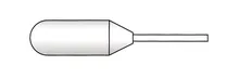 Pipete Pasteur cu vârf ultra-subțire, LDPE, nesterile, L 51 mm, 1.0 ml