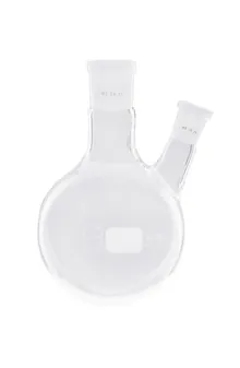 Balon cu două gâturi, DURAN®, 500 ml, gât lateral înclinat 14/23, central 29/32