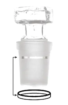 Garnituri pt. șlifuri conice, PTFE, pentru șlif standard 29, 50 buc.