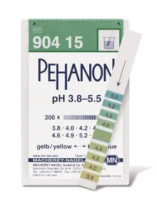 Hârtii indicatoare PEHANON®, cu scară pH imprimată, pH 3.8-5.5, 200 bucată(ți)