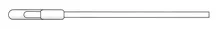 Pipete de amestecare de unică folosință, negradate, LDPE, nesterile, L 124 mm, 0.2 ml