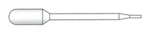 Pipete Pasteur standard, negradate, LDPE, nesterile, lungime 87 mm