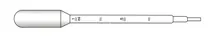 Pipete Pasteur de unică folosință, gradate, LDPE, nesterile, L 155 mm, 3.4 ml