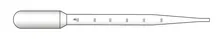 Pipete Pasteur de unică folosință, gradate, LDPE, sterile, ambalate individual, L155mm,3.2ml