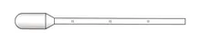 Pipete Pasteur de unică folosință, gradate, LDPE, sterile, 20 buc./pachet, L 116mm,0.8ml
