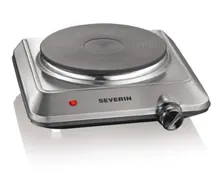 Plită fierbinte, individuală, oțel inoxidabil periat, Ø inel de încălzire 185 mm, 1500 W