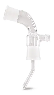 Adaptoare p. receptor distilat, DURAN®, conform Bredt, cotit 105°, manșon 29/32
