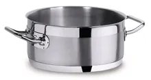 Oală din oțel inoxidabil, calitate superioară 18/10, 3.5 l, Ø 200 mm, H 110 mm, 1 bucată