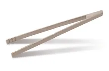 Pensetă lungă din lemn, netratată, lemn de fag, L 400 x W 20 mm, 1 bucată
