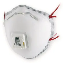 Măști pentru particule clasice, FFP3, de la 3M, EN 149,2001, valvă de expirație