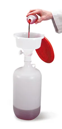 Sistem de eliminare a deșeurilor de siguranță, HDPE, Ø pâlnie sus 140 mm, 4 l, 1 buc.