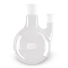 Balon rotund cu două gâturi, DURAN®, 1000 ml, gât lateral paralel NS 14/23, 1 buc.