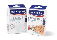 Hansaplast®-strips, Sensitive 40 benzi, hipoalergenice, 1 pachet
