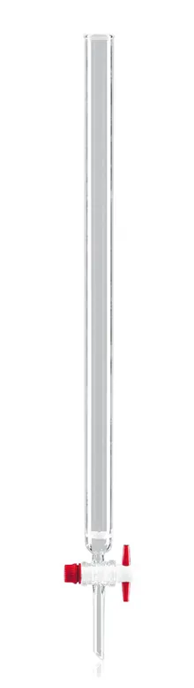 Coloană de cromatografie cu margine bordurată, cu frită încorporată, L 400 mm, 125 ml