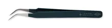 Pensetă de precizie, ESD, curbată, L 120 mm, 1 bucată