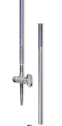 Biurete cu dungi Schellbach, cl. B, robinet drept din sticlă DURAN®,, 10 ml