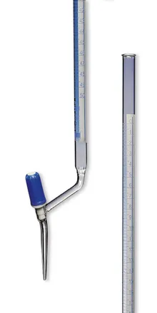 Biurete cu dungi Schellbach, cl. B, robinet lateral cu ventil DURAN®,, 25 ml