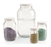 Sticle standard cu gât larg, 4000 ml, sticlă sodă-calcar, Ø 157 x 258 mm, 4 buc.
