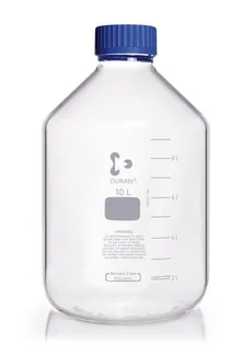Sticlă cu filet cu gât larg DURAN®, sticlă transparentă, 10 l, filet GLS 80