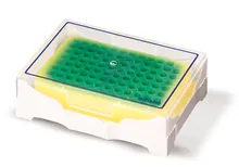 Cutii Rotilabo®-ice pentru plăci PCR, PP, schimbare de culoare de la verde la galben
