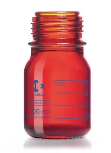 Flacon cu gât filetat DURAN®-pressure plus, maro, 100 ml, 1 bucată