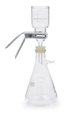 Secțiune inferioară pâlnie cu frită de sticlă, pentru unitate de filtrare în vid de 47 mm
