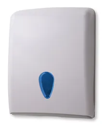 Dozator prosoape de mână pliate, alb, incl. material de montaj, 1 bucată
