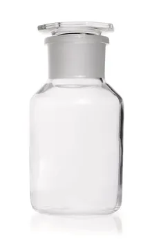 Sticlă de depozitare cu gât larg, dop de sticlă, sticlă sodocalcică, clară, 1000 ml