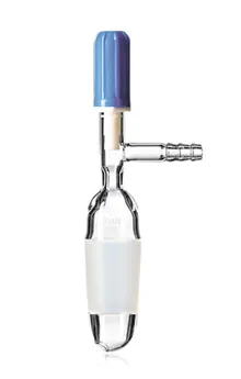 Robinet pentru exicatoare, tip Novus, tub cu șlif pe capac, șlif standard 24/29