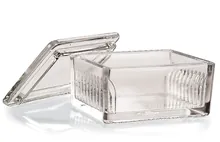 Cuvă de colorare Schiefferdecker, sticlă sodă-calcar, 20 lame microscopice 76x26mm