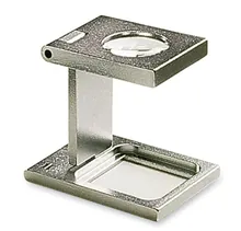 Tester de pânză de precizie, alamă, mărire 10x, 1 buc.