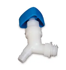 Robinet de golire, HDPE, cotit, pentru Rotilabo®-canister, 1 bucată