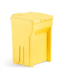 Casetă de colorare ROTILABO®, polimer acetalic, polimer, galben, L 64xW 76xH 92mm, 80 ml