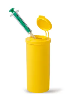 Mini recipiente de siguranță, PP, Ø 50 mm, înălțime 107 mm, 170 ml, 10 bucăți