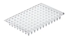 Plăci PCR cu 96 de godeuri, Low Profile, fără ramă, volum de umplere 150 µl, 50 bucăți