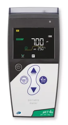 pH-metru de buzunar pH 7 Vio Food, set 3, cu electrod combinat de pH 2PoreT