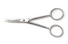 Foarfece pentru microscopie, boante-boante, curbate, L 125 mm, 1 buc.