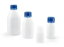 Flacoane Rotilabo®-narrow cu gât SafeGrip, HDPE, 500 ml, 10 buc.