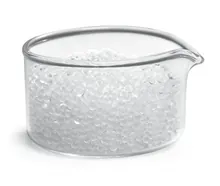 Mărgele de sticlă, de puritate ridicată, sticlă sodocalcică, Ø 4 ± 0.3 mm, 1 kg, plastic