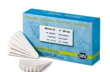 Hârtii de filtru granulate, tip MN 614 1/4, albite, Ø 185 mm, 100 buc.